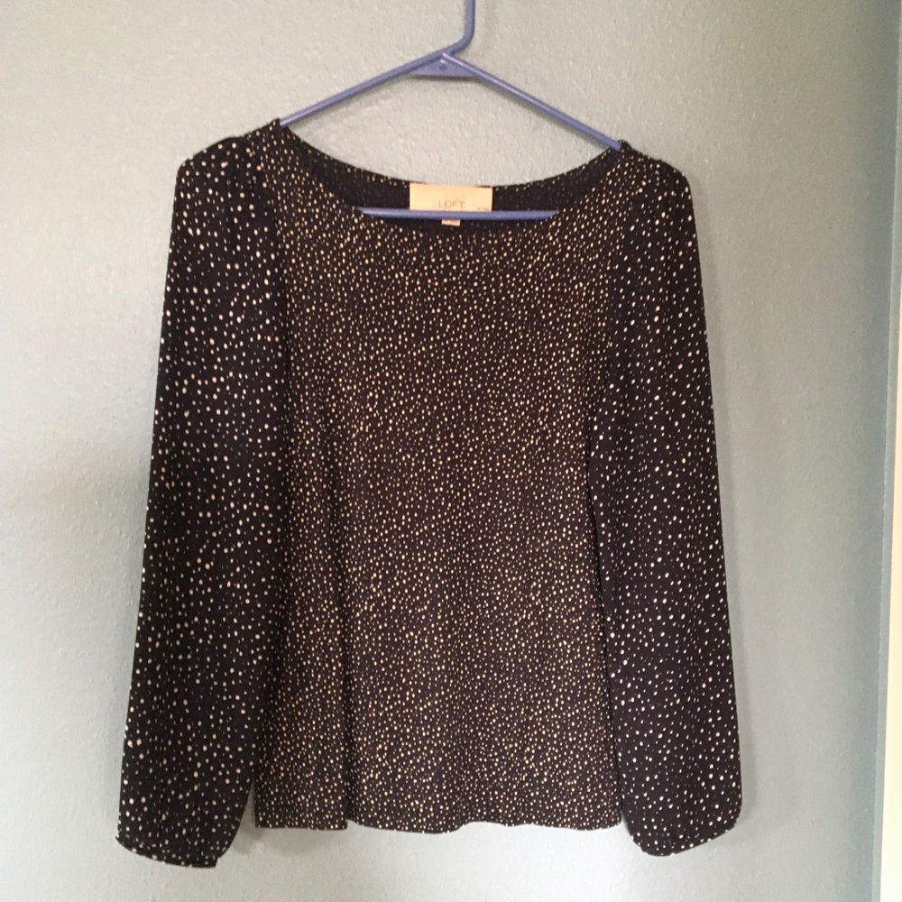 LOFT Polka Dot Top